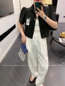 时尚贴标小上衣,女装,沐·沐
