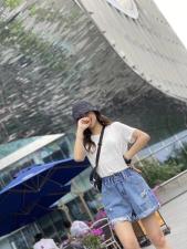 牛仔短裤，女装，玫瑰共和国