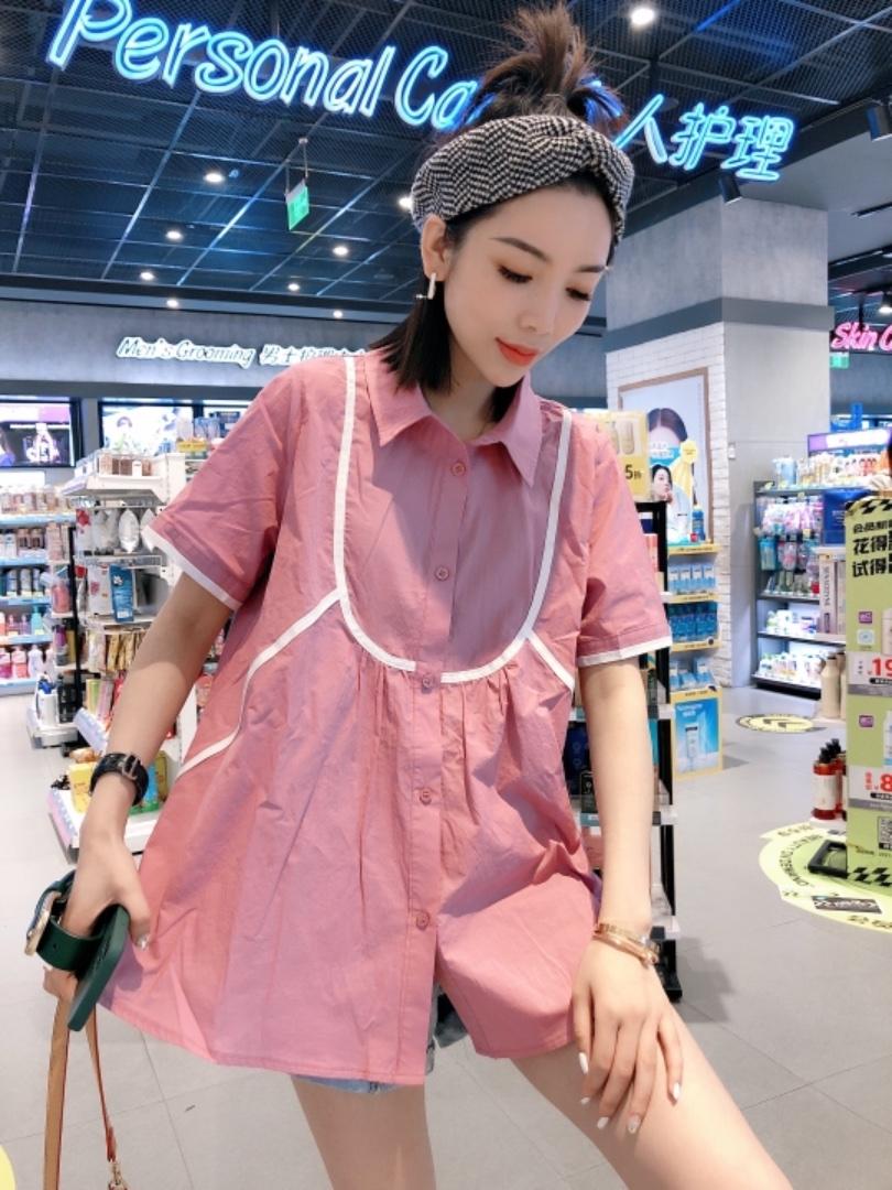 夏季娃娃衫版上衣，超款，女装，一杭