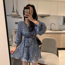 碎花连体裙裤，女装，XTZ style