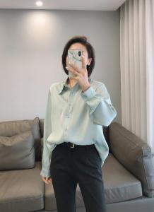 小尖领衬衣,女装,纽芮