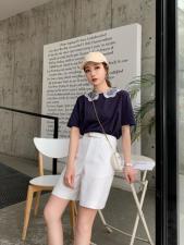 夏季新款短裤，女装，雪莉·金