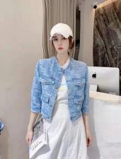 2021爱特儿风情牛仔外套，女装，爱特儿AITER