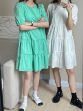 娃娃版连衣裙，女装连衣裙，左维