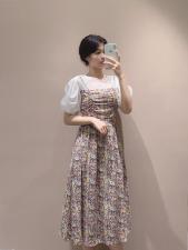 【现货】碎花裙天丝面料垂感很好，女装，嘉乐馨秀(8F)