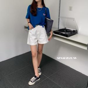 时尚百搭牛仔短裤,女装,里奈(1F)