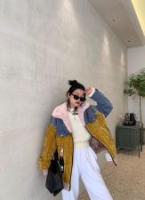 拼接款，女装，大图 DTU