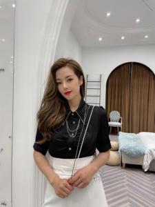 【92038】四色链条可拆卸衬衣,女装,迪盛靓点