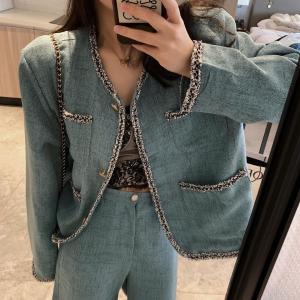 11871188绿色小香套装,女装职业装,XTZ style