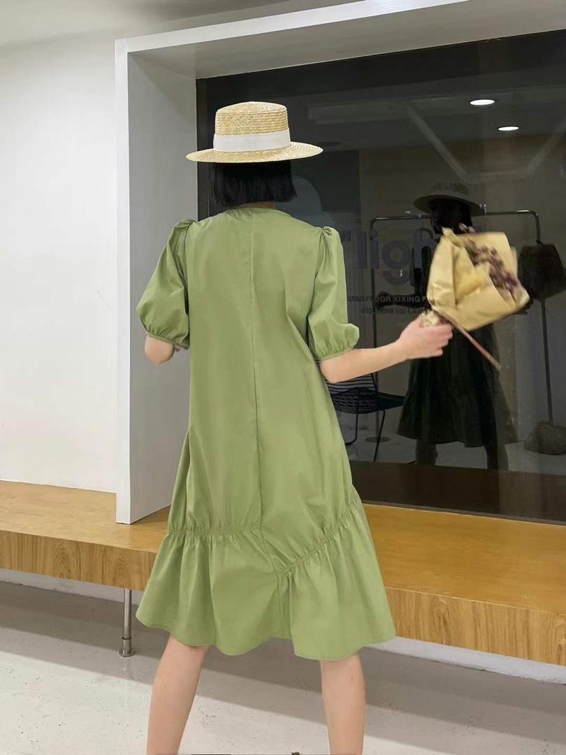 韩系鱼尾连衣裙，女装连衣裙，玩美