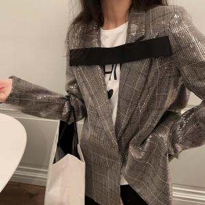 86116织带亮片西装,女装西装,XTZ style