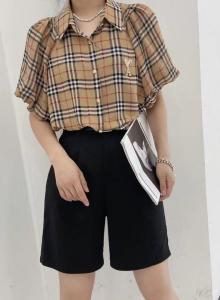 格子衬衫,女装衬衫,迪黎