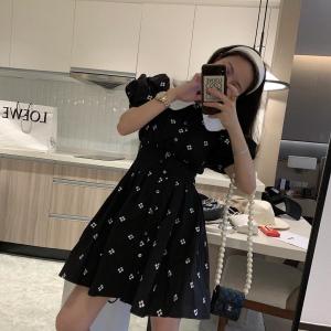 7981刺绣小黑裙,女装,XTZ style