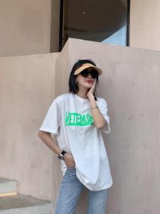 夏季休闲字母T恤,女装T恤,LL+