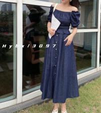 牛仔套装，女装职业装，火引冰薪