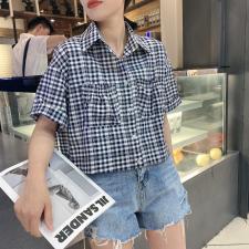 夏装格子可以外搭单穿，女装，悠奈尔