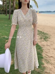 碎花连衣裙，女装连衣裙，隽末