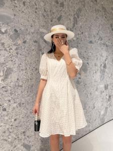 夏季新款韩版连衣裙，女装连衣裙，米壹