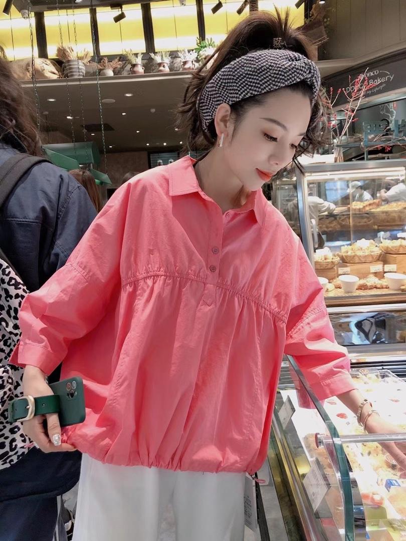 韩系娃娃衫版衬衣，女装，一杭