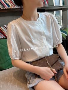 现货 夏季双排口小衫 爆,女装,人可·木易