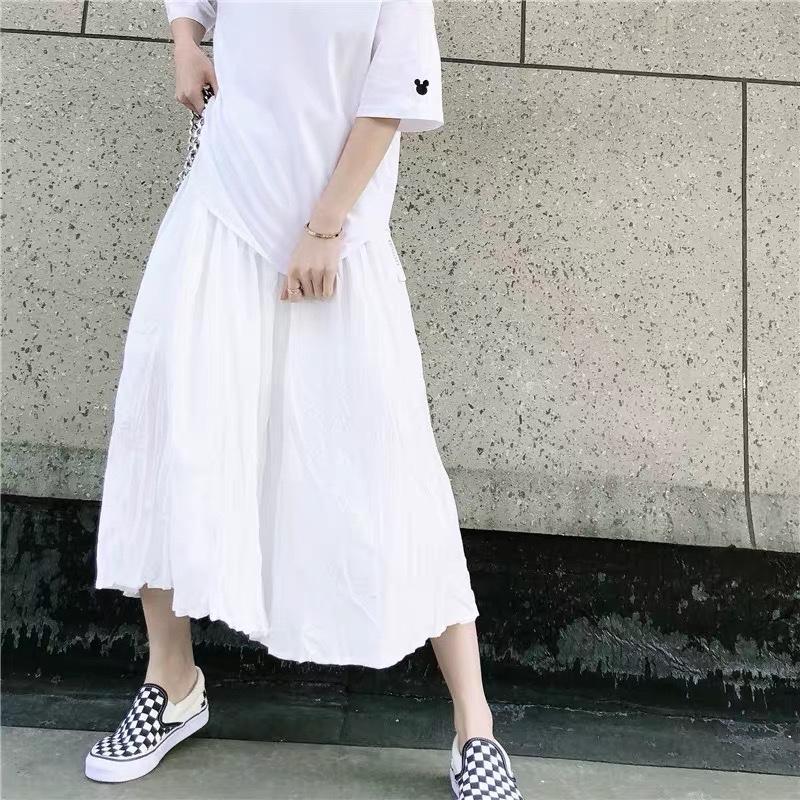 春夏新款压皱裙，女装，1+1 MAIN ROAD