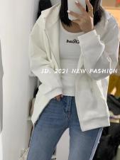 开衫卫衣，女装卫衣/绒衫，玩美