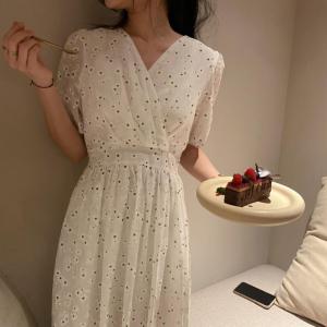 2079天丝小雏菊连衣裙，女装连衣裙，Mu Mu