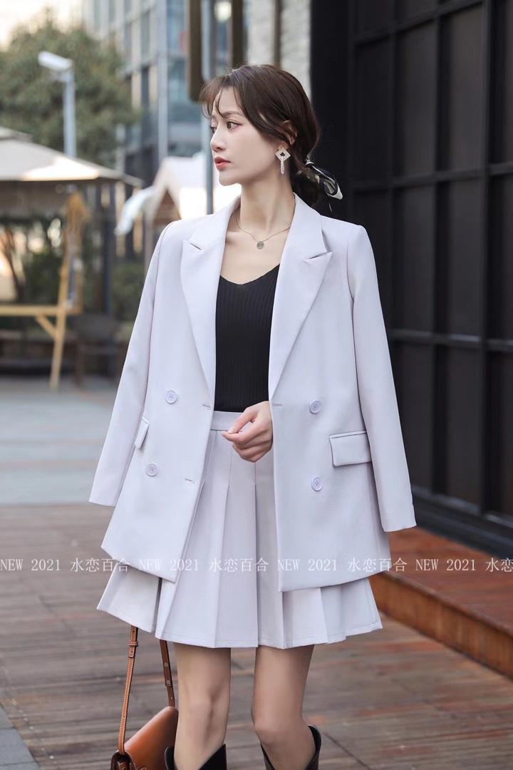 套装外套，女装职业装，水恋百合
