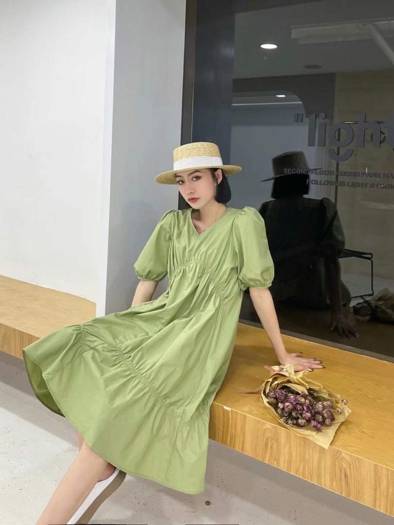 韩系鱼尾连衣裙，女装连衣裙，玩美