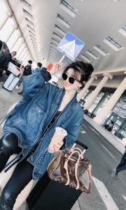 DG7061早春新款时尚洋气牛仔休闲外套,女装,L·H·X