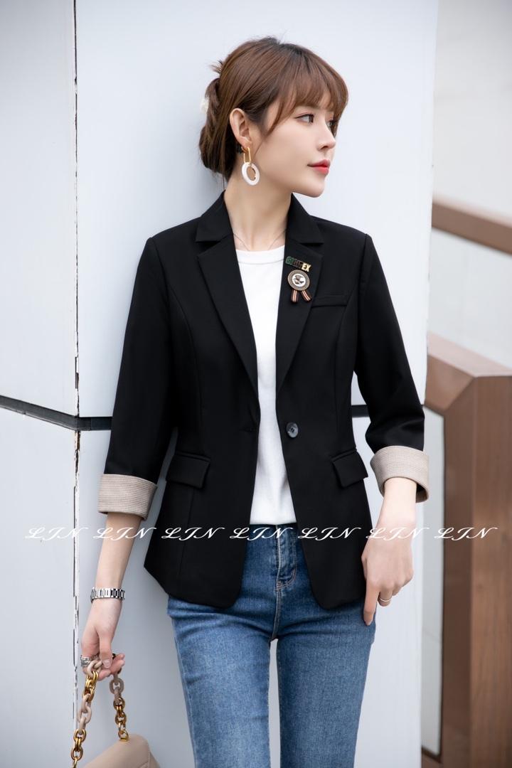 收腰小西装外套，女装西装，莲佳妮