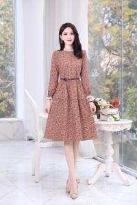 现货，全棉连衣裙,女装连衣裙,金典明美