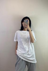 夏季新款大版烫钻T,女装,蘑菇兄弟