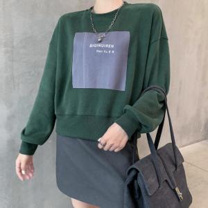 新品加绒卫衣，女装卫衣/绒衫，碧沁伊人