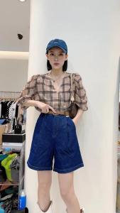 2021夏季格子小衫上衣,女装,千衣百顺