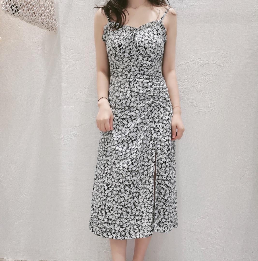 爆！碎花清新吊带裙，女装背心吊带，YI MAN