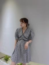 【现货】垫肩连衣裙，女装连衣裙，驿谷