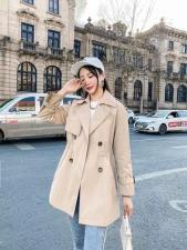 2021春款风衣外套，女装风衣，春语雨桐