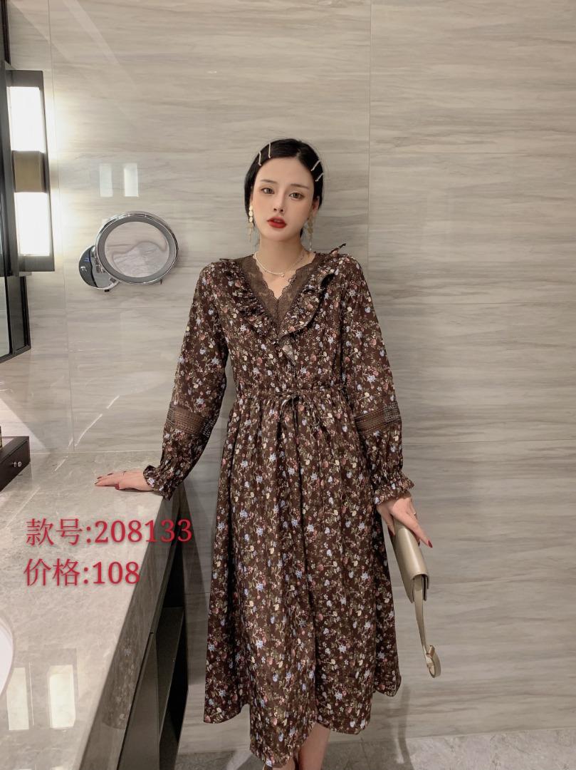 春装新款欧韩连衣裙，女装连衣裙，西子玛雅