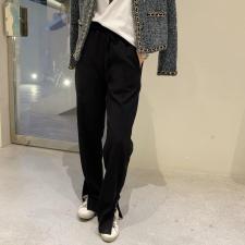 7958开叉高腰拖地裤，女装，XTZ style