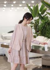 【现货】春季新款碎花连衣裙/西装马甲，女装连衣裙，笑思源