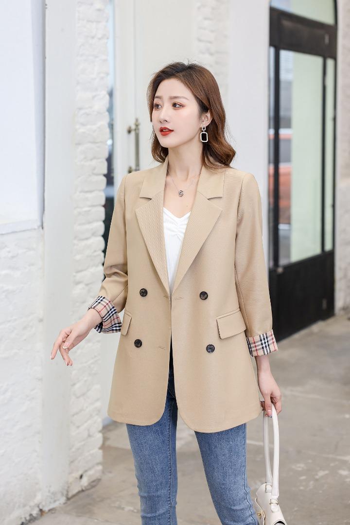 西装大衣，女装西装，缘佳美