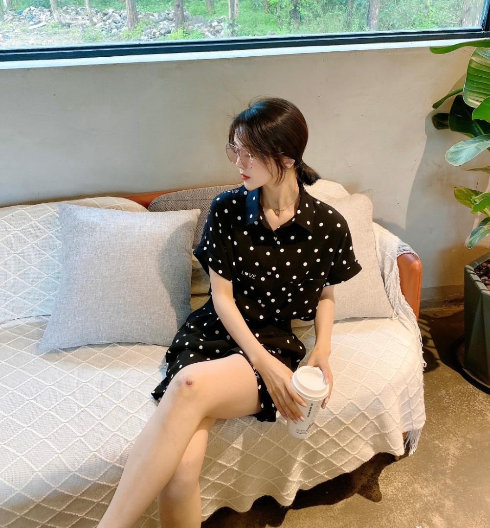 圆点连体短裤，女装，玛纱思琪