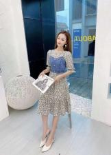 （现货）牛仔两件套，女装，伊娜蕾尔