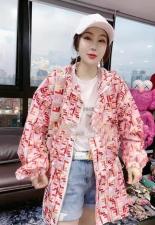 W771欧货潮女款连帽开衫拉链款长袖抽身收腰宽松防晒衣，女装，L·H·X