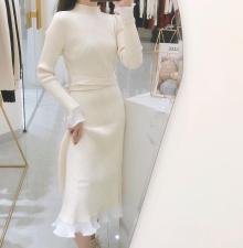 毛衣加厚连衣裙，女装针织衫/毛衣，梦由