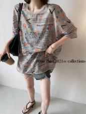 【现货】2021夏季新款天丝棉印花小件，女装，柚格