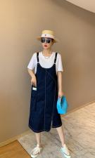 夏季两件背带连衣裙，女装连衣裙，斐媞梦 FTM