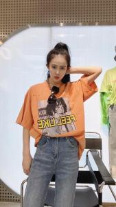 韩版洗水磨烂工艺T,女装,LOVELS