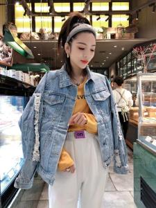 超缝钻牛仔衣,女装,一杭